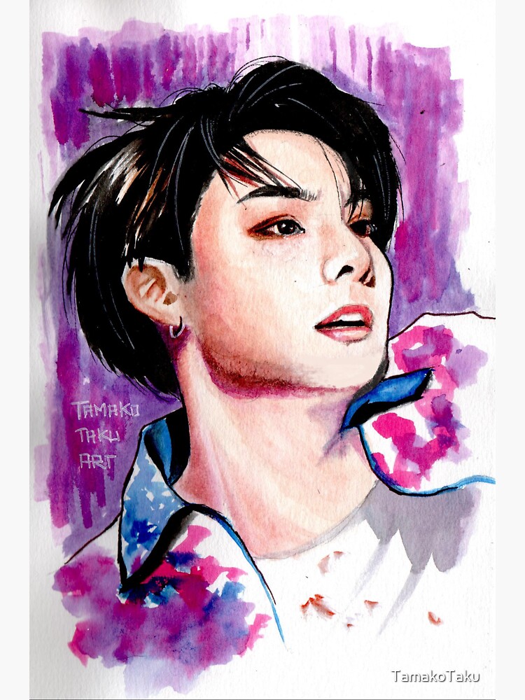 Bts Jungkook Fake Love Sticker By TamakoTaku Redbubble