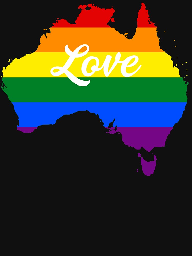 Australia Gay Pride Australia LGBT Australia Rainbow Flag T Shirt