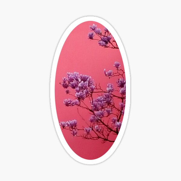 Magnolias Cameo By Raz Meyrelles Sticker For Sale By Meyrellesmartin