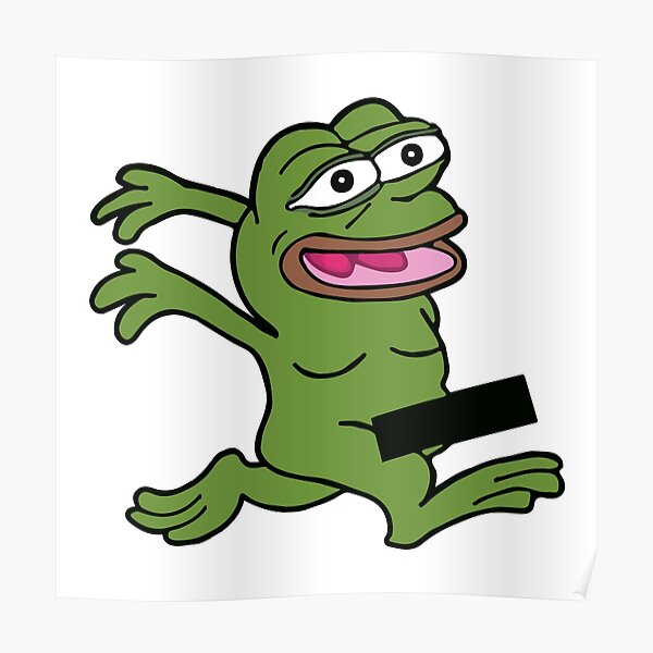 PepeTheFrog Smiling Naked Streaking Memes With Censored Zone Memes War