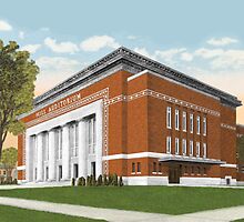 Hill Auditorium, U of M, Ann Arbor, MI 1910 by Bob Fox