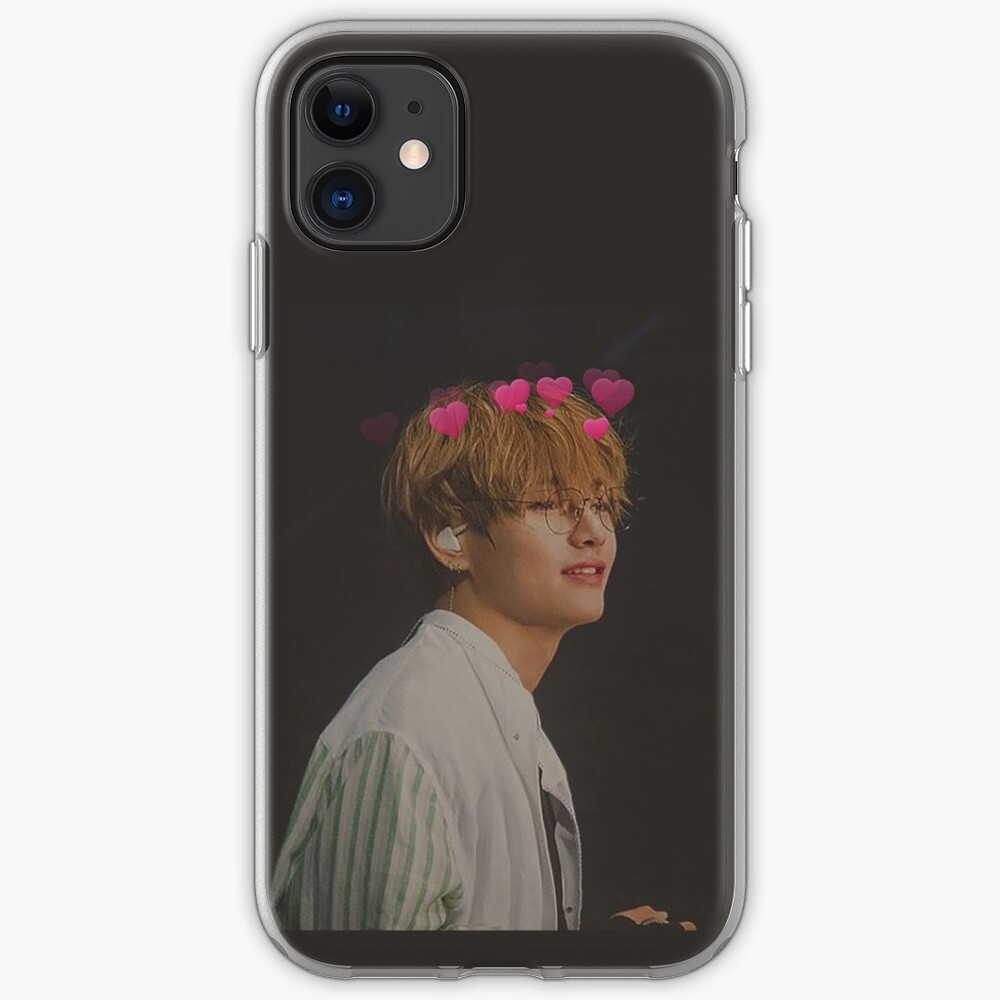 BTS Kim Taehyung V With Hearts IPhone Case Cover By Vliight