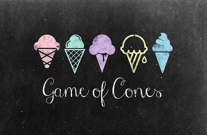 "Game Of Cones" Laptop Sleeves by bubbliciousart Redbubble