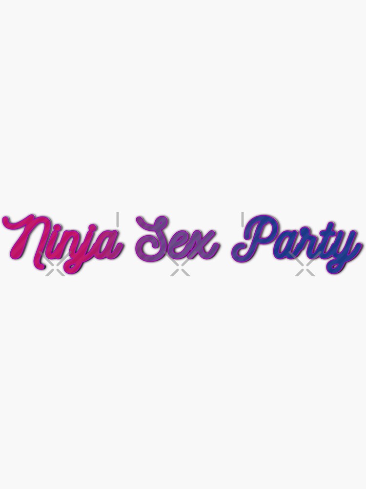 Ninja Sex Party Bisexual Flag Sticker For Sale By Flightedbird