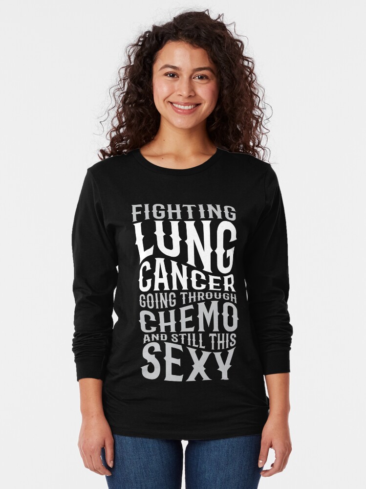 Funny Lung Cancer Fighter Inspirational Quote T Shirt By Jomadado