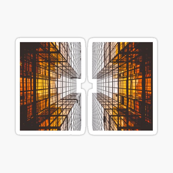 Glass Block Sticker By Simbatron Redbubble