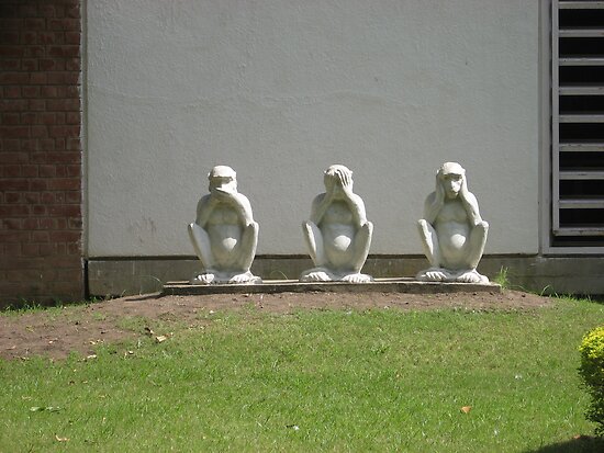 Gandhi Three Monkeys