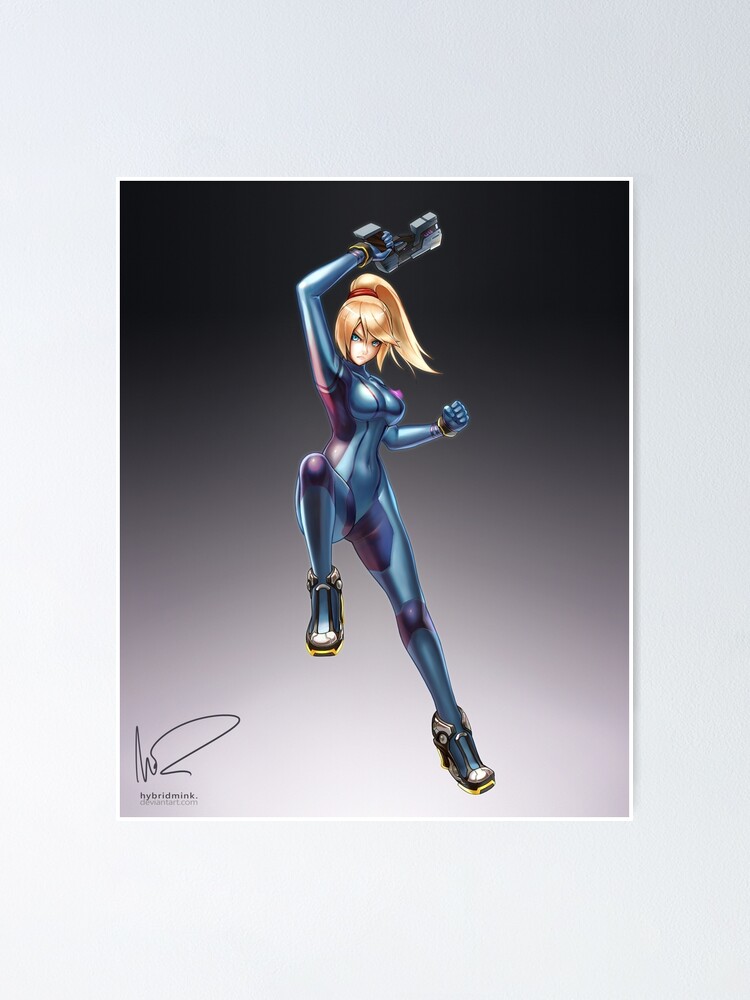 Zero Suit Samus Smash Poster For Sale By Hybridmink Redbubble