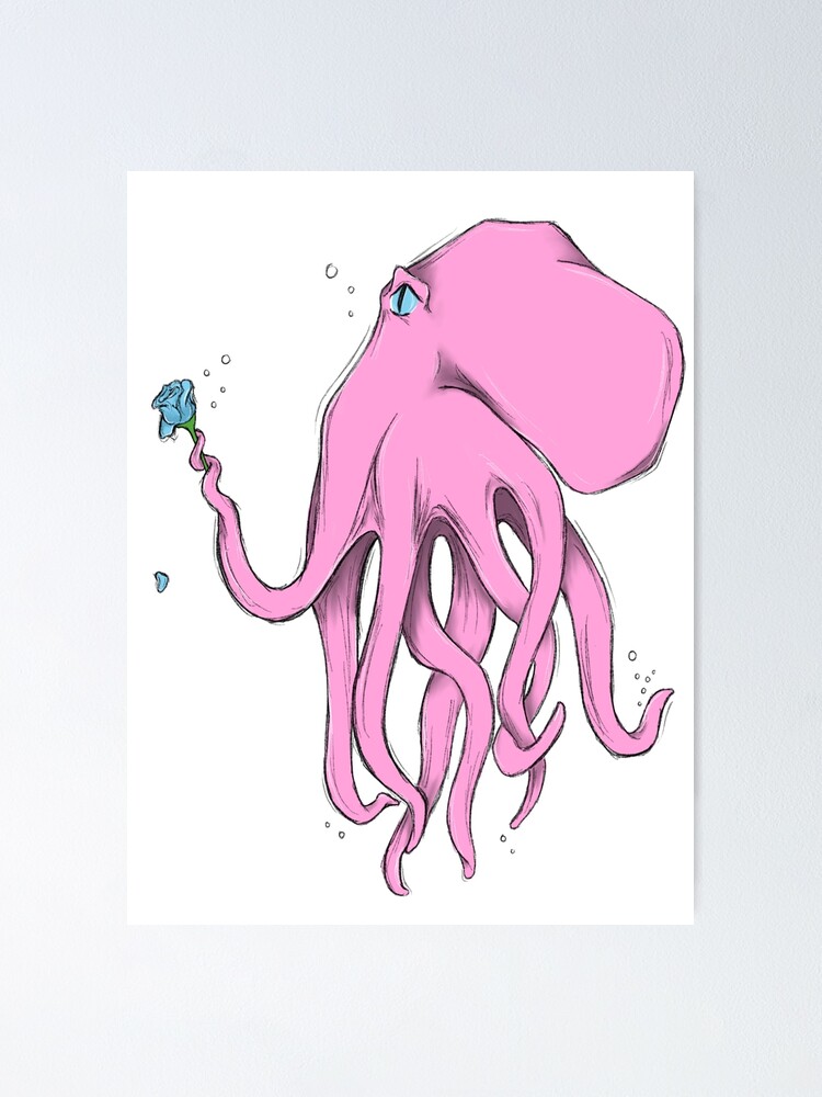 Pop Art Octopus Poster By Icetouched Redbubble