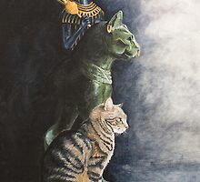 Jake with the ancestors by Pauline Sharp