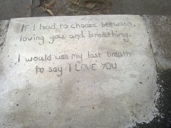 natapee â€º Portfolio â€º sidewalk poetry, concrete love