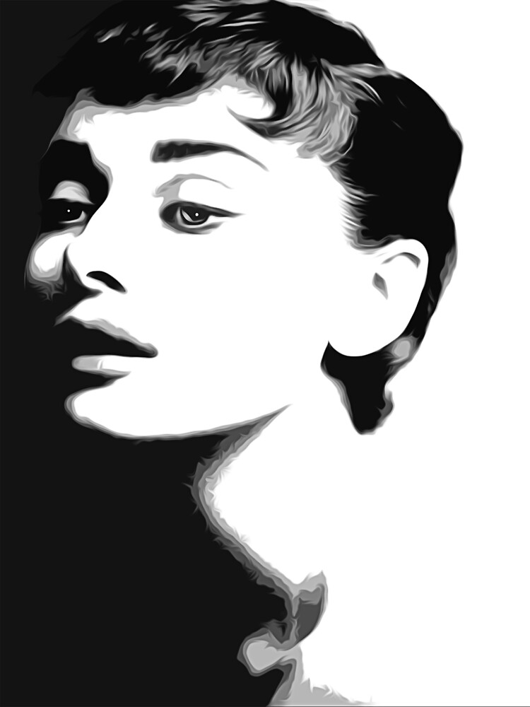 Audrey Hepburn 8 Sticker By Sisusisu Redbubble