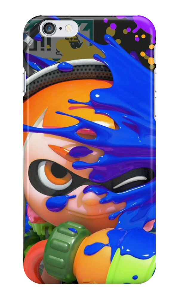 Splatoon Phone Case
 "Splatoon iPhone Case" iPhone Cases & Skins by ciccioDeeamci