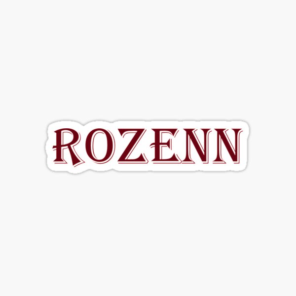 Rozenn Sticker By Melmel Redbubble