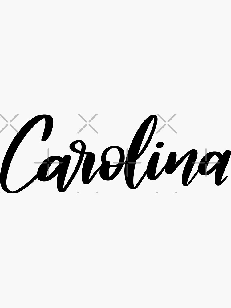 Carolina Sticker For Sale By Ellietography Redbubble