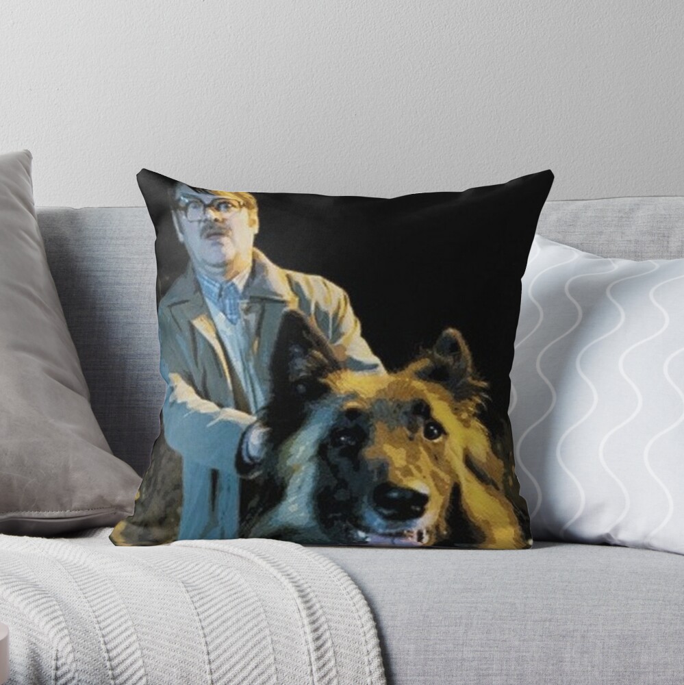 Wilson Jim Friday Night Dinner Cartoon Fan Art Throw Pillow By