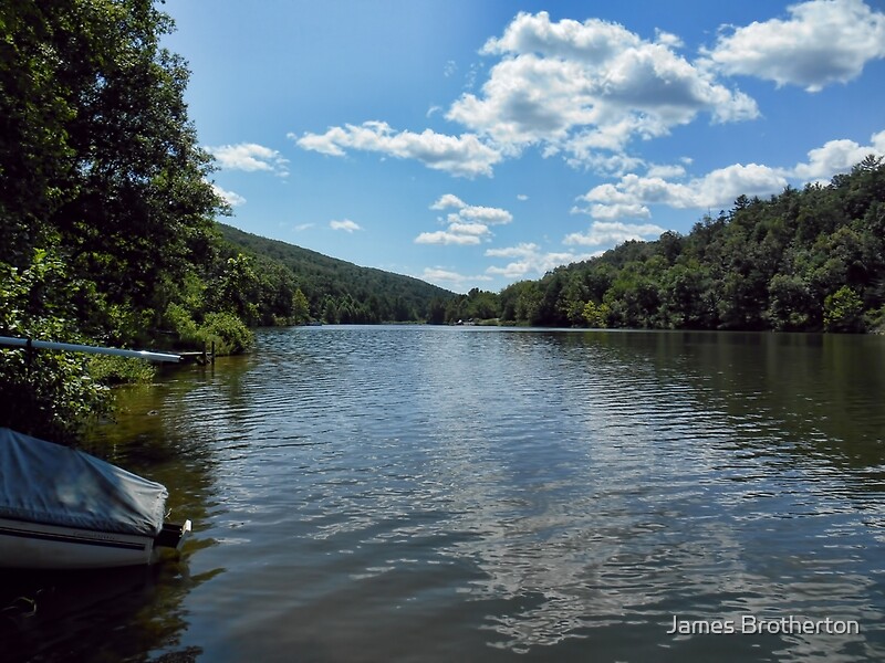 Lake Laura Summers Day By James Brotherton Redbubble