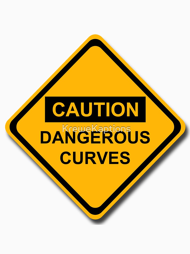 Dangerous Curves Sign Telegraph