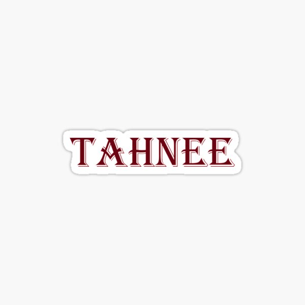 Tahnee Sticker By Melmel Redbubble