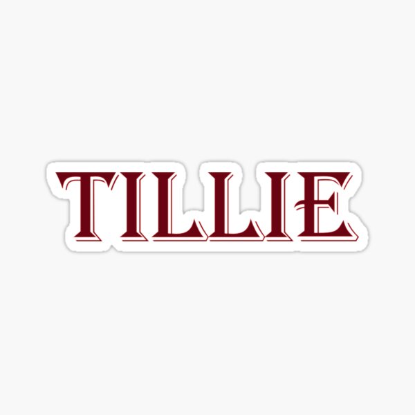 Tillie Sticker For Sale By Melmel Redbubble