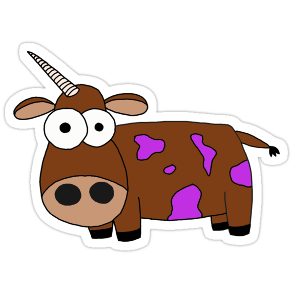 cow unicorn plush