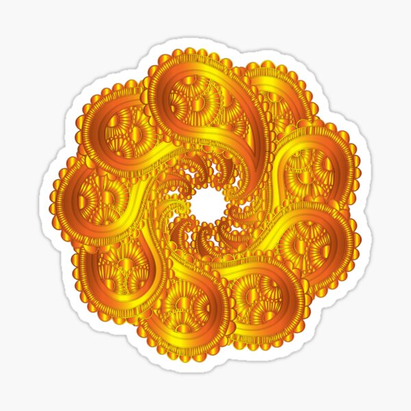 Mandala Sticker For Sale By Passie Redbubble