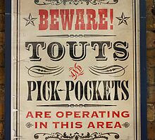 Touts and Pick-Pockets by Ed Sweetman