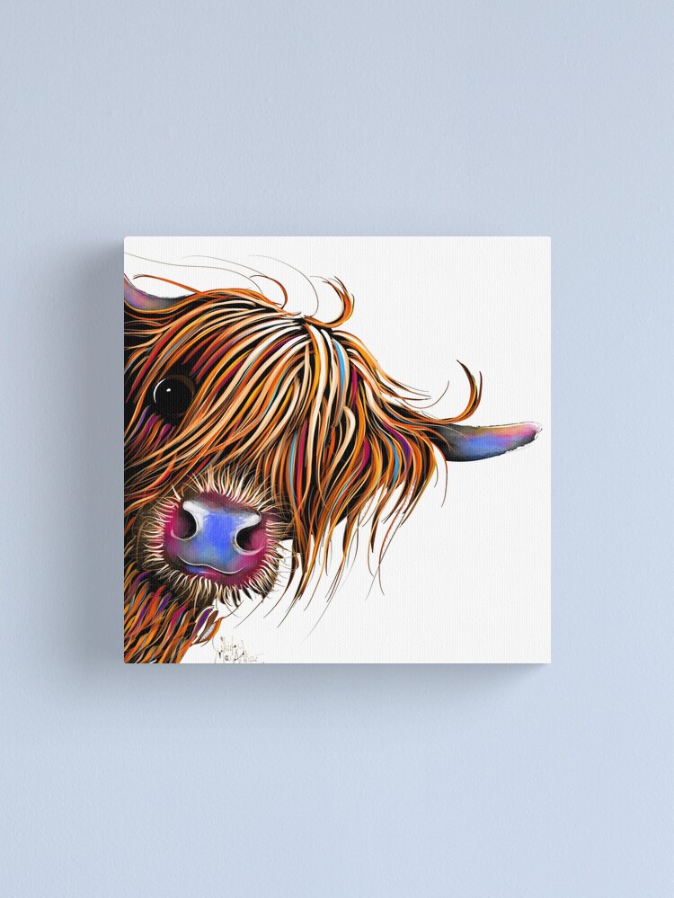 HiGHLaND CoW PRiNT SCoTTiSH SuGaR LuMP BY SHiRLeY MacARTHuR