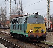 The railroad engine of the class SU 45 of the Polish state road. by trainmaniac