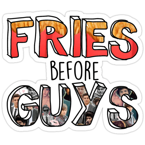 fries before guys plush