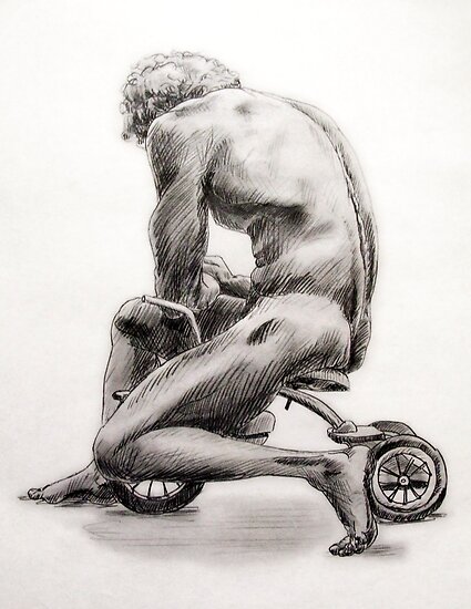 Man On Tricycle