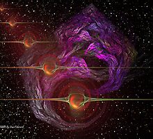 Fractals In Space by Dean Warwick