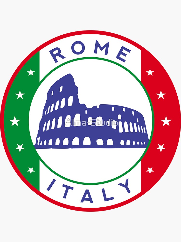 Rome Italy Sticker For Sale By Alma Studio Redbubble