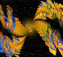 Fractals in Space 2 by Dean Warwick