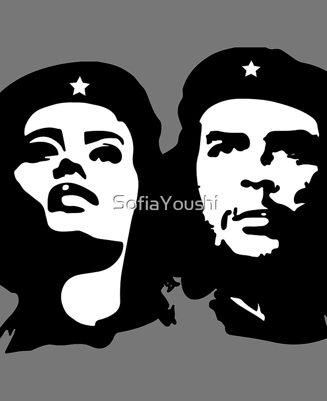 &quot;Che Guevara and Tania Tamara Bunke the woman Che Loved 1&quot; iPad Cases &amp; Skins by SofiaYoushi | Redbubble - flat,800x800,075,f