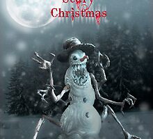 Wishing you a Merry Scary Christmas by Adara Rosalie