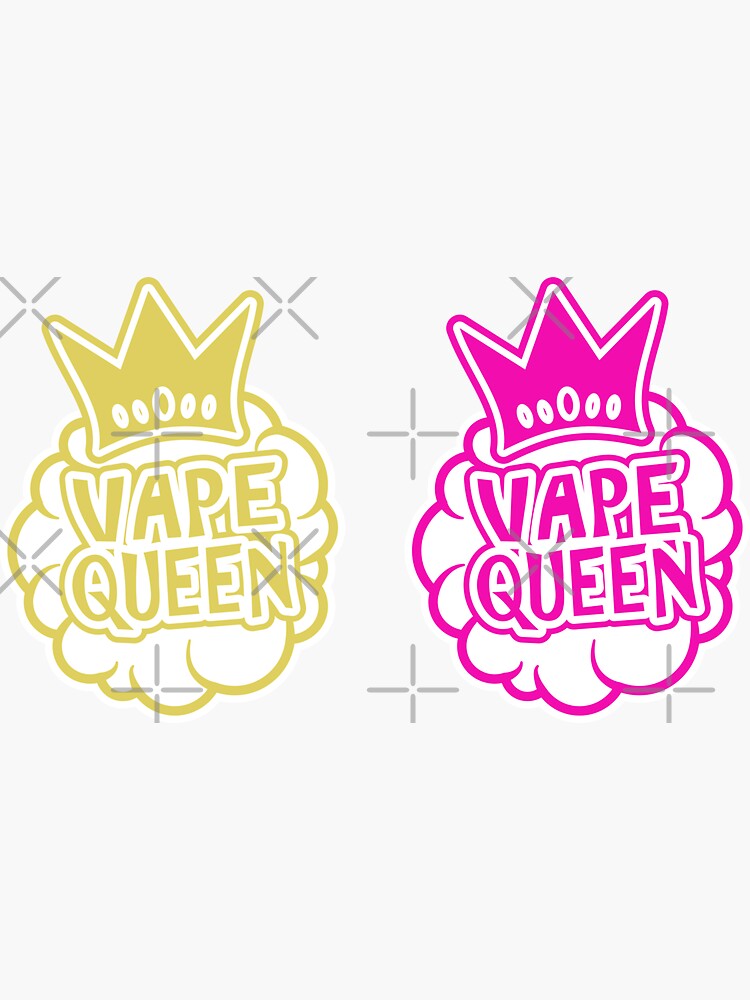 Vape Queen Sticker For Sale By 2vape Redbubble