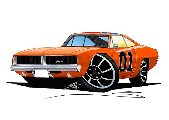 Dodge Charger General Lee by Richard Yeomans