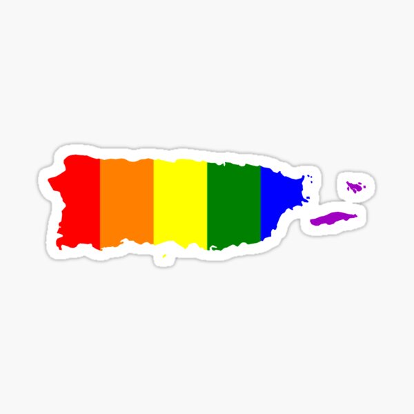 Gay Pride Lgbt Love Rainbow T Shirt Puerto Rico Rainbow Flag