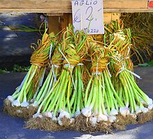 Market Series - Spring Onions by Christine Oakley