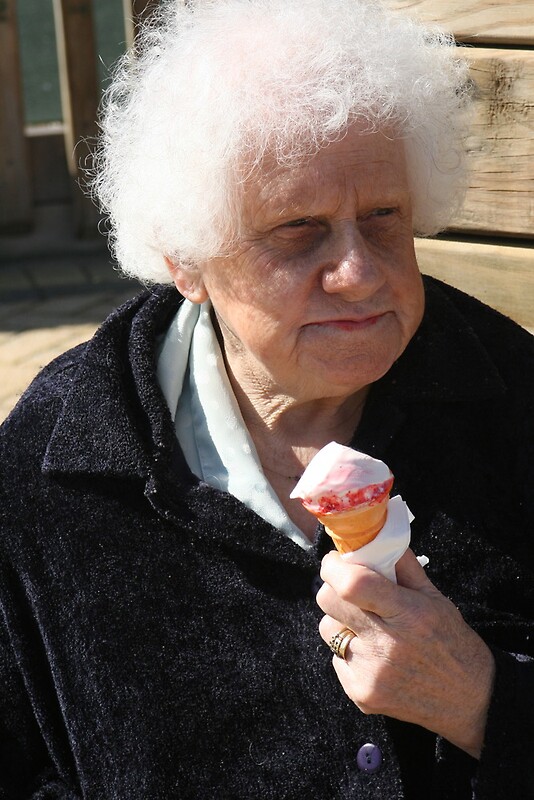 <b>Valda Coat</b>, with ice cream by Stephen Barnett - flat,800x800,070,f