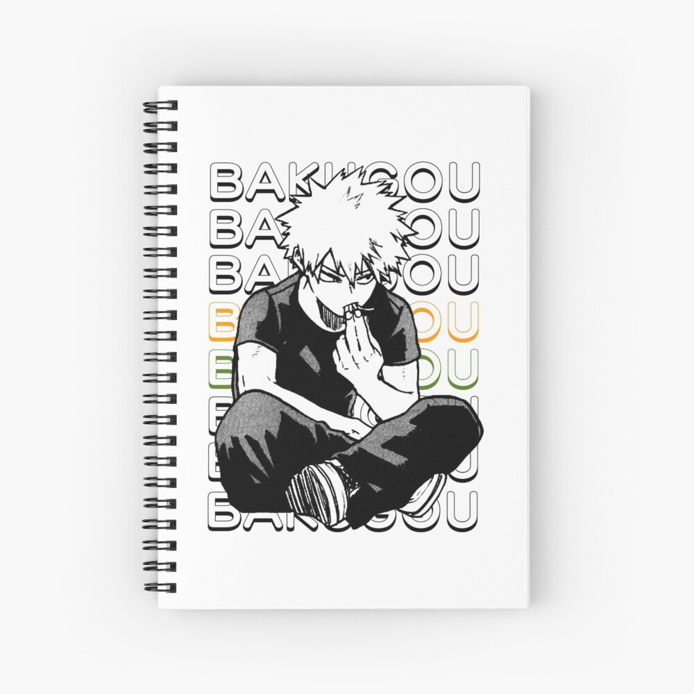 BAKUGOU Spiral Notebook For Sale By GayWriter Redbubble