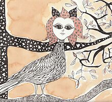 She is sitting in her Tree of Love by blissabhilasha