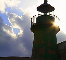 Solar powered lighthouse! by Christine Oakley