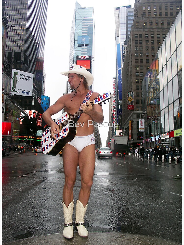 The Naked Cowboy Times Square New York Photographic Print By Bevvie