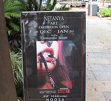 Exhibition sign front by Warren Haney