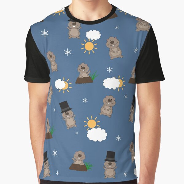 Groundhog Day Pattern T Shirt For Sale By ValentinaHramov Redbubble