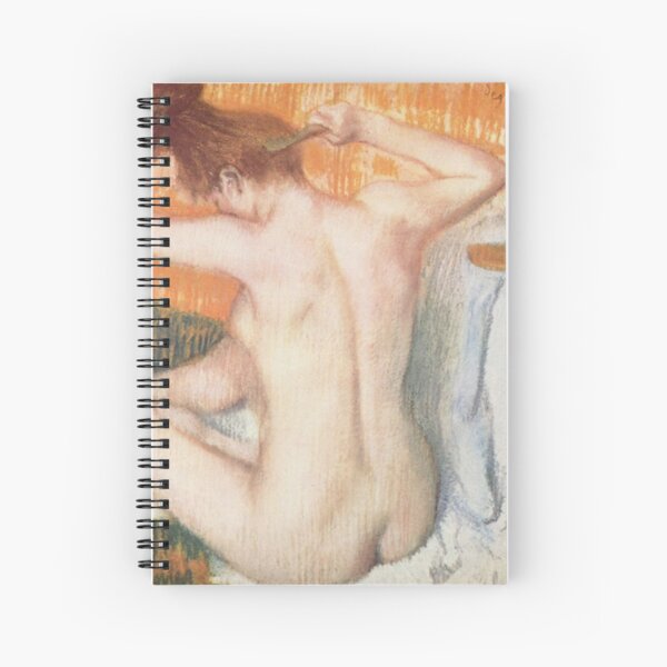 Edgar Degas French Impressionism Oil Painting Nude Woman Brushing Hair