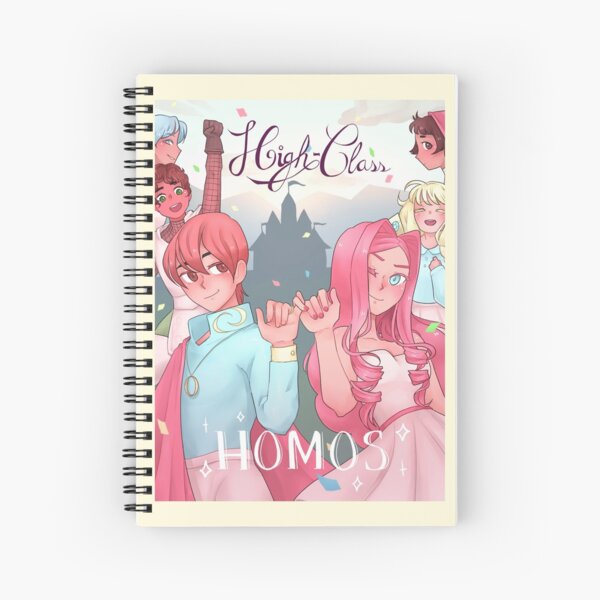 High Class Homos Poster Spiral Notebook For Sale By Momozerii Redbubble