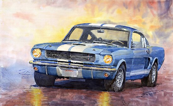 Ford Mustang GT 350 1966 by Yuriy Shevchuk